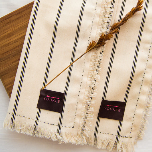 Blacklisted Stripe Napkins