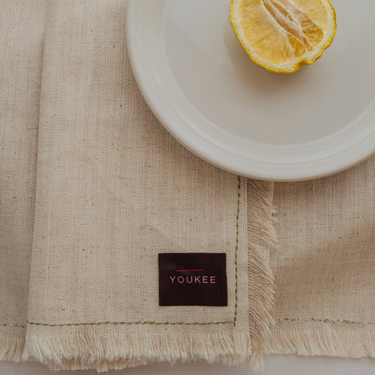 Almond Linen Napkins